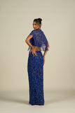 ELECTRIC BLUE SKIRT SET