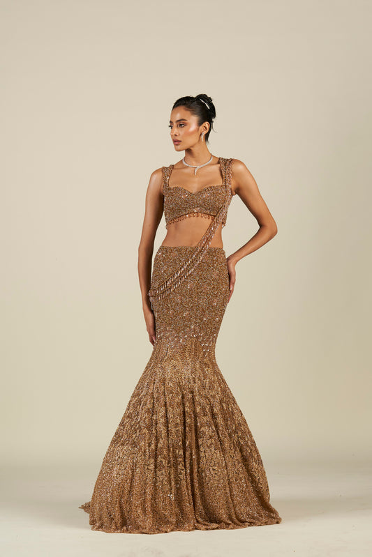 BROWN GOLD OMBRE FISCHUT