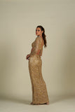 GOLD SKIRT SET