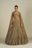 FIZA GREEN LEHENGA