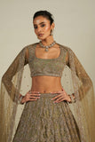 FIZA GREEN LEHENGA