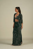 GREEN SKIRT SET