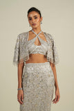 GREY SKIRT SET