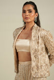 IVORY PANT SUIT SET