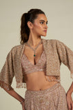 MAUVE SKIRT SET